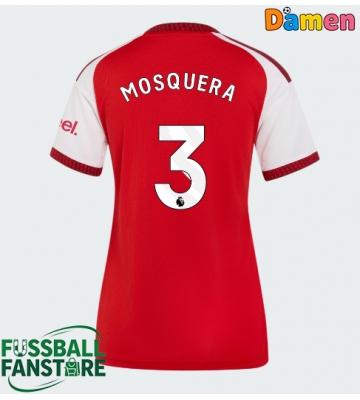Arsenal Cristhian Mosquera #3 Replik Heimtrikot Damen 2026-27 Kurzarm